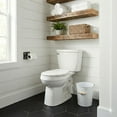 thumbnail image 2 of Autumn Alley Farmhouse White Metal Trash Can Pail Rustic Bathroom Accessories, 2 of 10