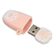 thumbnail image 4 of U Disk USB2.0 Hot Swap Cat Paw Shape Estilo de dibujos animados Unidad flash portátil resistente a las vibraciones para Win para OS X Pink 32G, 4 of 8