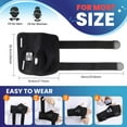 thumbnail image 6 of Wrist Heating Pad, Heated Wrist Wrap Brace with 3 Level Heated, Cordless & Plug-in Use, Adjustable Size, 1200mAh Battery Rechargeable for Right Hand, Black, 6 of 9