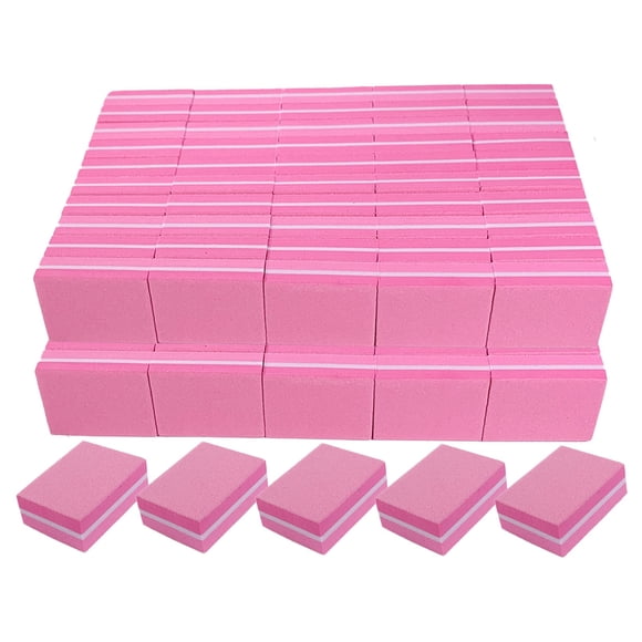 Bloques pulidores de uñas AhaTopia, 100 unidades, doble cara, grano 100/180