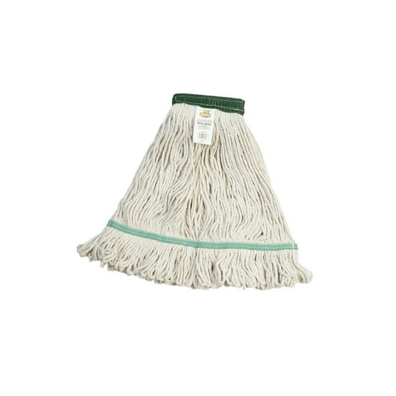 32-oz Large Looped Mop, 5" Band, White (Each)