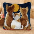 thumbnail image 2 of simhoa DIY Latch Hook Rug Making Crafts for Kids/Adults - Cute Animals Cats Latch, 2 of 8