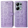 thumbnail image 1 of Funda Cartera FOXDOCK para Xiaomi Redmi Note 13 PRO 4G , Flip PU con Relieve de Gatos y Perros, Tarjetero y Soporte, 1 of 6