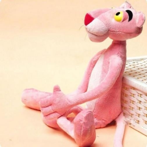 pink panther plush toy
