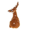 thumbnail image 3 of tredstone Simulation Christmas Elk Plush Reindeer Model Toy Light Brown Male Sitting, 3 of 7