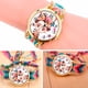 thumbnail image 4 of Reloj Frida Kahlo multicolor para mujer OMAN Frida Kahlo correa de tela ajustable, 4 of 4