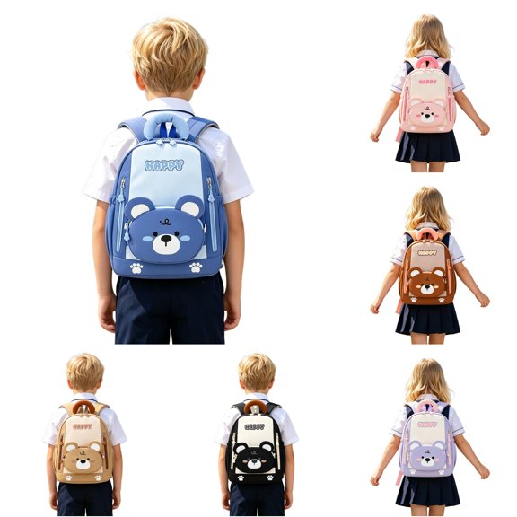 WAYUTE Kids Backpack Back to School Backpacks with Large Capacity and Cartoon Themed Design Toddler Everyday Use Bookbag Casual School Activities