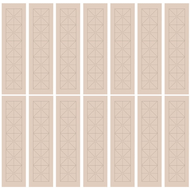 Milisten 100 Sheets Writing Paper Calligraphy Paper Calligraphy Practicing Rice Paper Practical Rice Paper