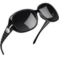 thumbnail image 1 of Gafas de sol Joopin Big Butterfly negras polarizadas UV400 para mujer, 1 of 5