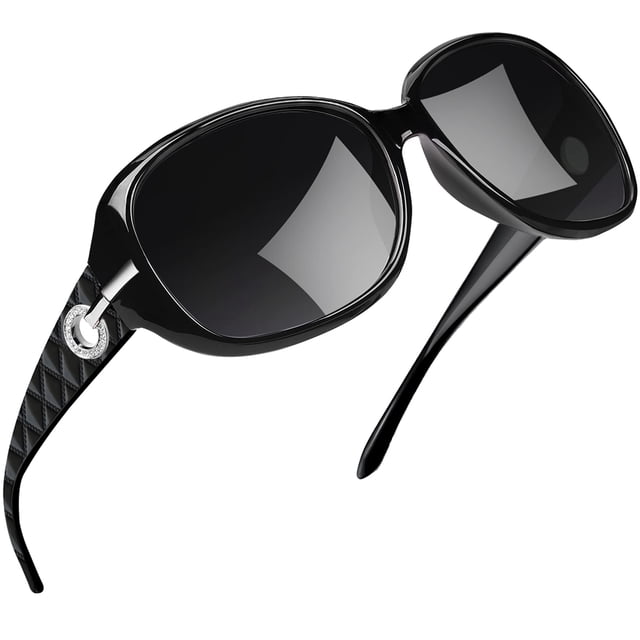 Gafas de sol Joopin Big Butterfly negras polarizadas UV400 para mujer