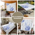 thumbnail image 6 of Hydrangea Striped Tapestry for Bedroom Wall Hanging Tapestry, Vintage Floral Botanical Ceiling Backdrop Tapestries Poster Blanket Wall Decor for Teens Room Living Room Dorm 59" x 90", 6 of 8