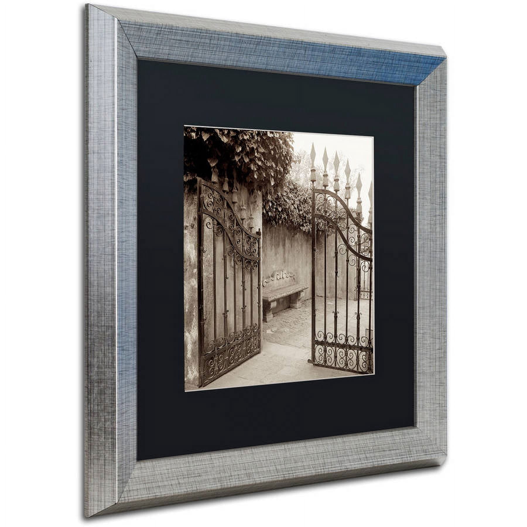 Trademark Fine Art "Avignon I" Canvas Art by Alan Blaustein, Black Matte, Silver Frame