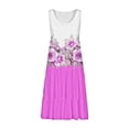 thumbnail image 4 of T-Shirt à Manches Longues pour Femmes Seductiva jusqu'à 50 % de Rabais Robes d'Été pour Femmes Grande Taille Robe de Plage Décontractée Robes Soleil Aguichant Robe Sans Manches Robes Midi Fluides, 4 of 5