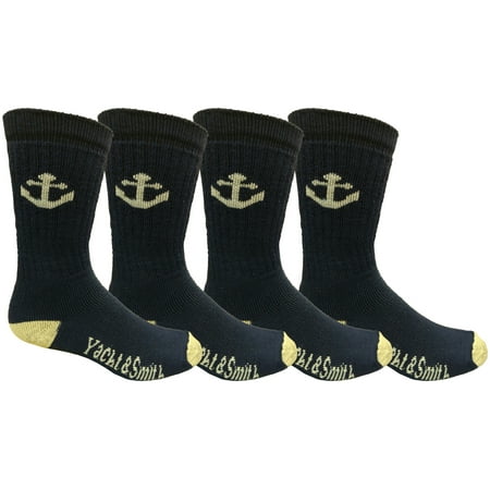 Weight Merino Wool - Mens King Size Merino Wool Socks, Anti-Microbial, Lightweight Soft Camping or Hiking Sock 60% Premium Wool (4 Pack)