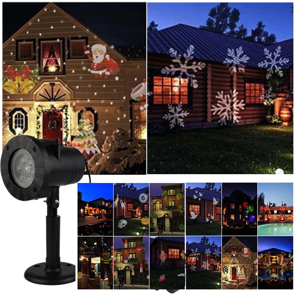 Led Christmas Lights Outdoor Lawn Light Projector Indoor Projection