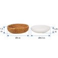thumbnail image 4 of La Jolla Rattan Round Soap Dish, 4 of 15