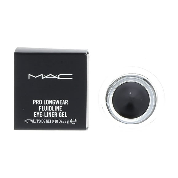 M.A.C. Fluidline Eye Liner Gel - Blacktrack, Long-Wearing, Smudge-Proof, Precision Liquid Liner with Silkier Finish, 1 Count