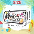thumbnail image 2 of Bolsa de cosméticos Y1tvei Summer Beach Survival Kit PVC 2 unidades, 2 of 5