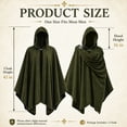 The Cloak Rome Medieval Renaissance Hooded Cloak, Corduroy Halloween Traveler Costume ...