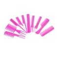 thumbnail image 2 of Mens Comb, High Durability Ergonomic Handle Hair Comb 10 Pieces Style Unique Design  For Barber Shop For Hair Salon For Home, 2 of 8