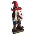 thumbnail image 2 of Angelo Décor Ensemble de statues de gnomes Hoss et Willie, 2 of 9