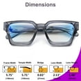 thumbnail image 4 of VISOONE Fashionable Premium Blue Light Blocking Glasses for Enhanced Visual Wellness and Digital Protection RIVER, 4 of 4