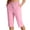 Pink, variant on LIaqionyy Women's Shorts Drawstring Elastic Waisted Knee Length Workout Yoga Athletic Sweat Short with Pockets