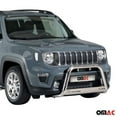 thumbnail image 5 of Bull Bar Push Front Bumper Grille for Jeep Renegade 2019-2024 Silver 1 Pc, 5 of 6