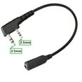 thumbnail image 4 of Intercoms Adapter Wire For K Style 2Pin Radios Supports 3.5mm Earphones Headset, 4 of 9