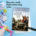 thumbnail image 6 of Funny Birthday Greeting Card with 5 x 7 Inch Envelope (1 Card) Bday Listen Carefully - Jesus Christ Delivering Sermon on the Mount, 6 of 7