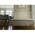 thumbnail image 4 of SEAT4U Linen Stripe Ticking Upholstered Pillowtop 48" Rossini Ottoman Bench with Multi Color Variants, 4 of 4