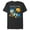 Dark Heather, variant on Disney PIXAR Nemo and Squirt T-Shirt- Short Sleeve Blended T-Shirt for Adults - Customized-Black