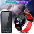 thumbnail image 3 of Reloj inteligente 119 Plus para Android 4.4 superior / iOS 8.0 superior Deportes (Rojo), 3 of 8