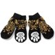 thumbnail image 3 of Calcetines antideslizantes para perros y gatos: protege las patas de las mascotas y los pisos interiores, con almohadillas de goma, adecuados para perros y gatos pequeños o grandes (negro) BRI Rojo Verde, 3 of 5