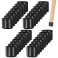 thumbnail image 1 of Uxcell 32 Paquete de Tapas para Patas de Silla de 1 pulgada Protectores de Piso de Cloruro de Polivinilo Cubierta Redonda Puntas Negras, 1 of 7