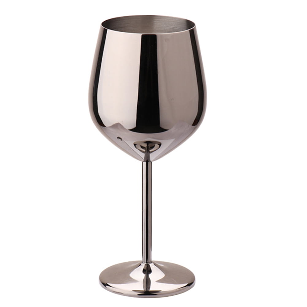 Details about   Metal Wine Tumbler Stainless Steel Wine Glass Red Wine Champagne Goblets . 