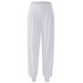 thumbnail image 5 of Luxalzxs Women's Elastic Soft Modal Yoga Sports Pants Dance Harem Pants Super Soft Modal Yoga Pilates Trousers, 5 of 5