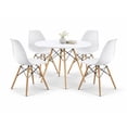 thumbnail image 1 of Set de Comedor Oslo 80 Mundo In Mesa blanca y 4 Sillas Eames blancas Mundo In Minimalista, 1 of 12