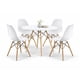 thumbnail image 1 of Set de Comedor Oslo 80 Mundo In Mesa blanca y 4 Sillas Eames blancas Mundo In Minimalista, 1 of 12