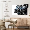 thumbnail image 5 of Elephant Stock Abstract Silver Profile Colors Wall Art - Abstract Canvas Canvas - 30" x 20", 5 of 8