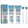 thumbnail image 1 of 2pcs Tongue Cleaners With Soft Brush Scraper Fight Bad Breath Mild For, 1 of 4