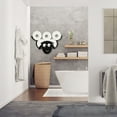thumbnail image 5 of Uuiauoio Animals Toilet Paper Holder Funny Toilet Paper Holder Toilet Roll Holder Humorous Wall-Mounted Paper Roll Storage Rack Cute Bathroom Decor Creative Tissue Holder, 5 of 6