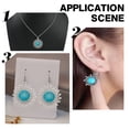 1 Box DIY Pendant Making Kit Including Flower Alloy Pendant Cabochon ...