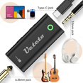 thumbnail image 2 of Interfaz de audio Ueteto Portable Guitarra sin necesidad de controlador, 2 of 6