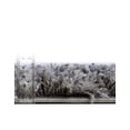 thumbnail image 7 of Unique Loom Soft Touch Shag Collection Area Rug - Dora (2' x 6' 9" Runner Pebble Gray/Ivory), 7 of 7