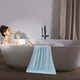 thumbnail image 4 of Toalla de baño de terciopelo y piña | Toalla de spa de secado rápido y absorbente suave para salón de playa de gimnasio en casa | Poliéster grueso | Sin pelusa | 1 paquete | 27.56x55.19 pulgadas, 4 of 6