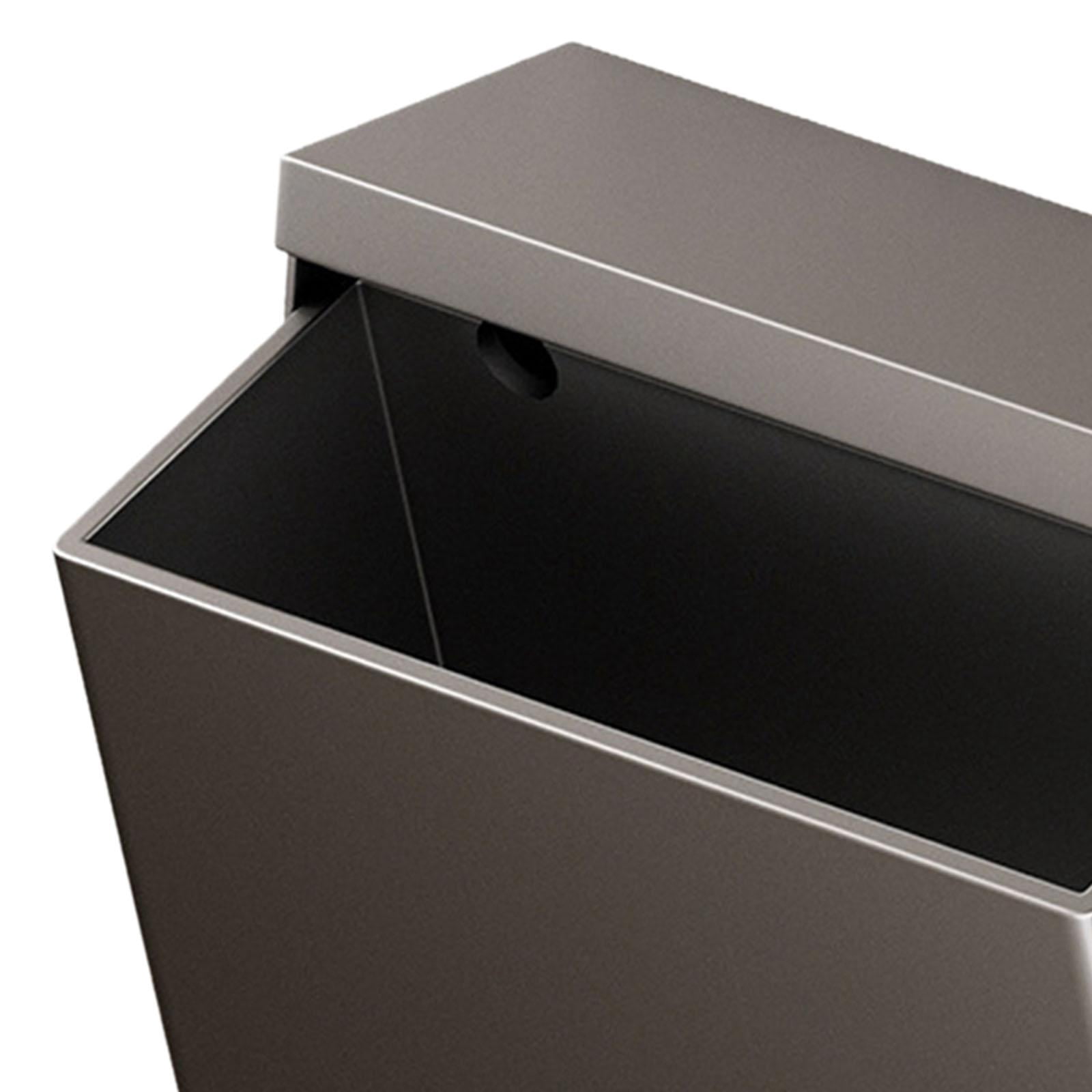 Fiocias Toilet Paper Holder Aluminum Organizer Stylish Storage Box Tissue Box Wall Mount