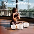 thumbnail image 4 of Set de Cuencos Cantores de Cristal CVNC 3, 7'' B Corona 8'' F Corazón 9'' G Garganta, 4 of 6
