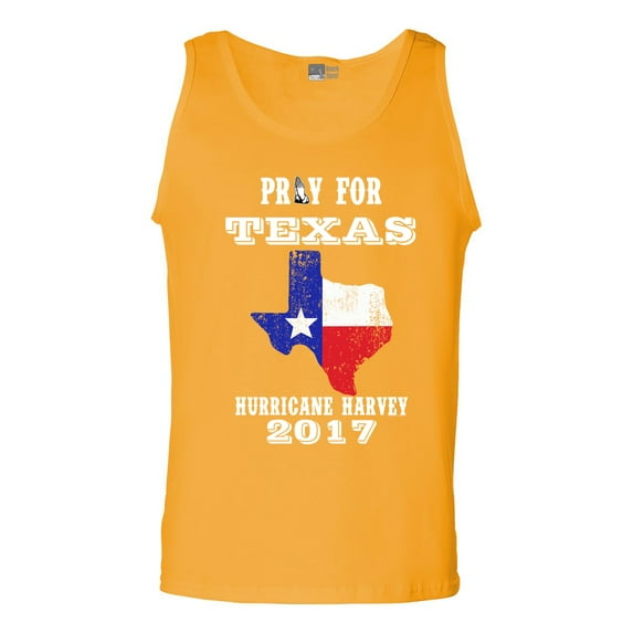 Pray for Texas Map Hurricane Harvey Survivor 2017 DT Adult Tank Top