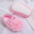 thumbnail image 5 of Baby Girl Shallow Princess Shoes Newborn Satin Shoes Soft Sole Toddler Infant Shoes First Walkers, 5 of 5